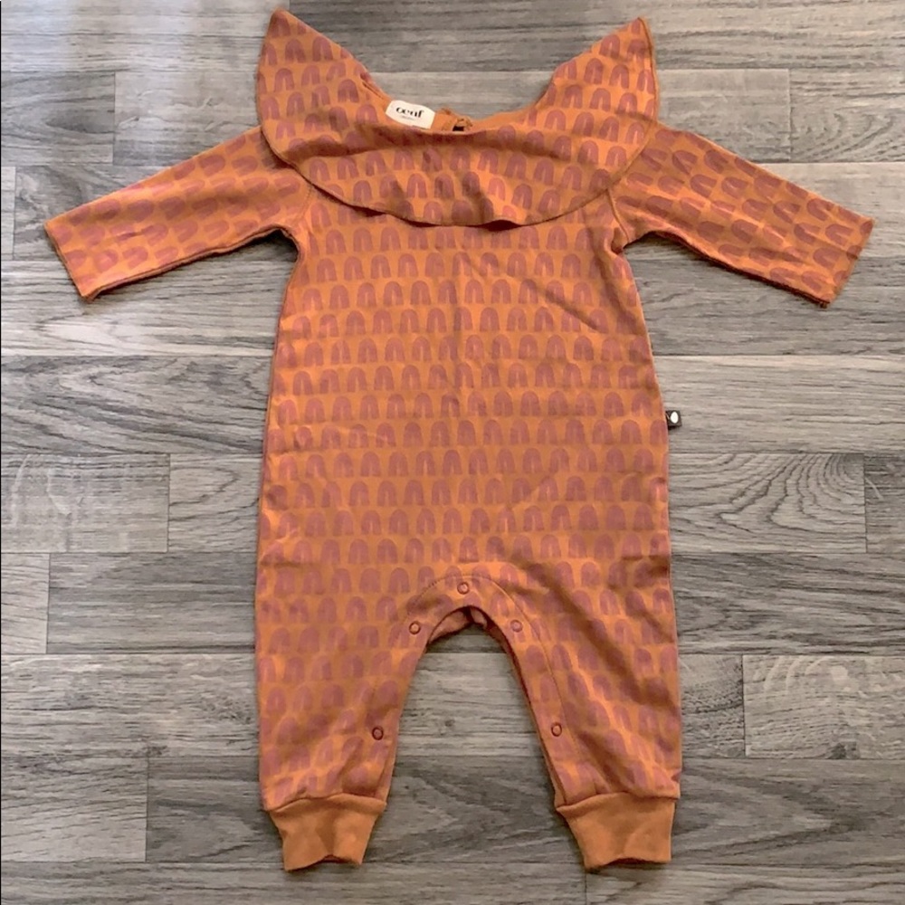 Oeuf Organic Cotton Jumpsuit, Size 6M